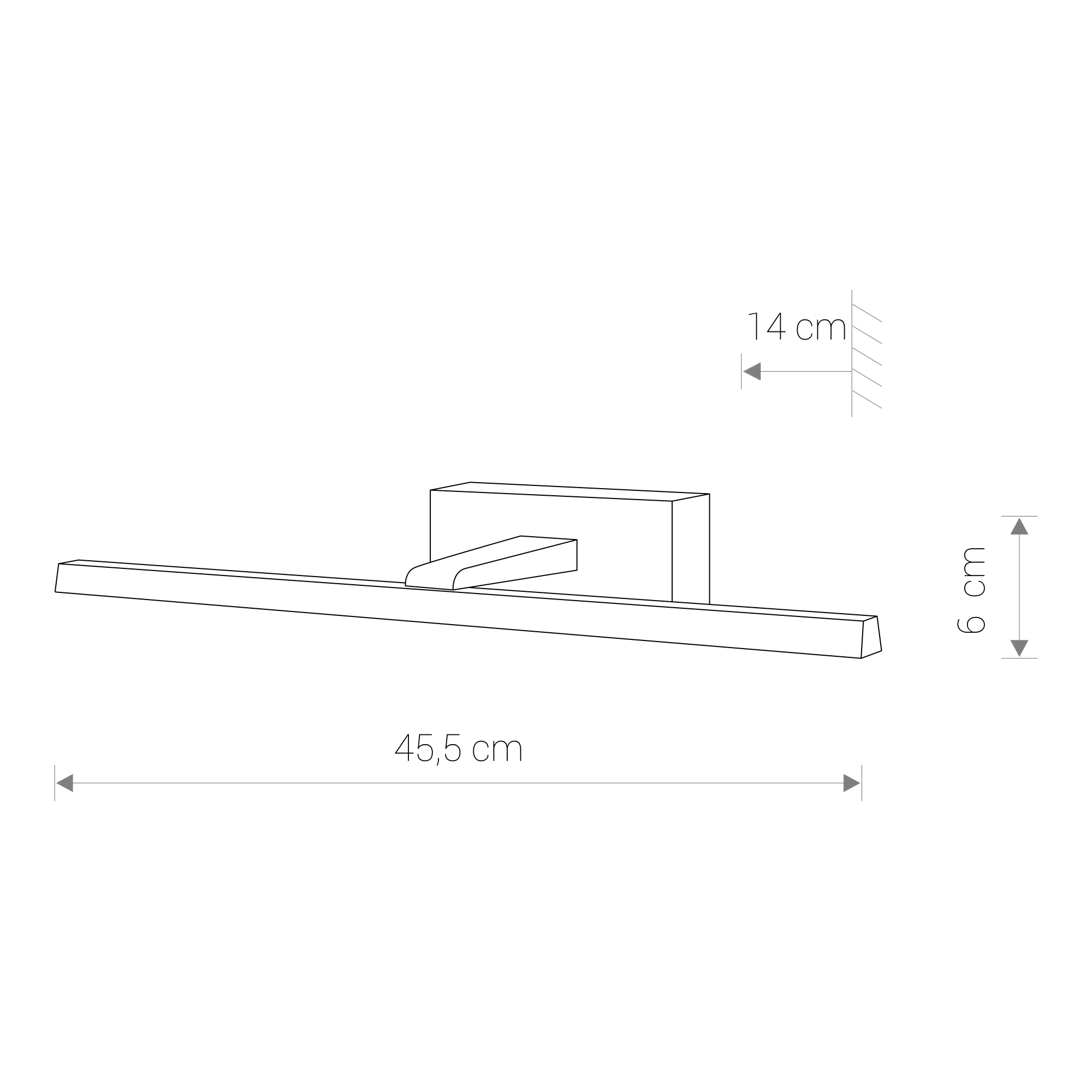 VAN GOGH LED BLACK S 10286, 3000K, 290lm, 30 000h (pôvodné ID 9351) – Obrázok 2