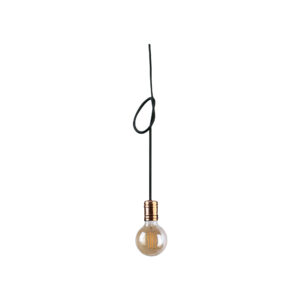 CABLE BLACK/COPPER I 9747, h=160 cm