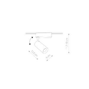 IRIS LED WHITE 9000, 3000K, 800lm, 30°, 30 000h 1F